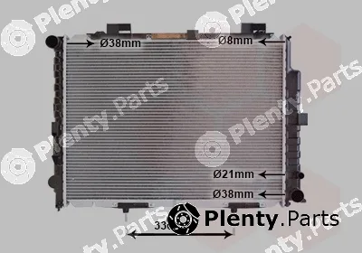 Van Wezel 30002228 — Radiator, engine cooling