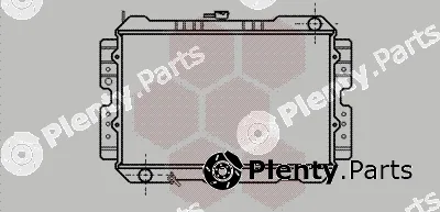 Van Wezel 27002043 — Radiator, engine cooling
