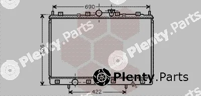 Van Wezel 32002189 — Radiator, engine cooling