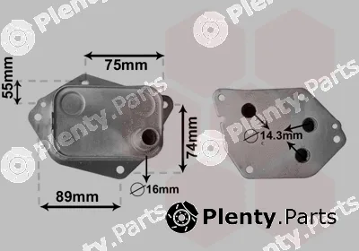 Van Wezel 82003288 — Oil Cooler, engine oil