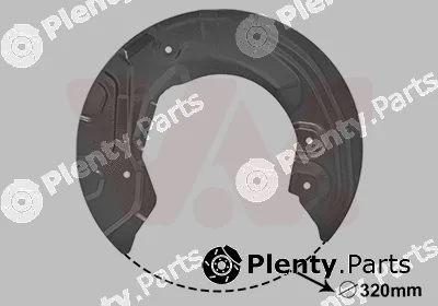 Van Wezel 0627371 — Splash Guard, brake disc