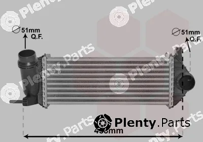 Van Wezel 43004615 — Charge Air Cooler