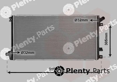 Van Wezel 43002408 — Radiator, engine cooling