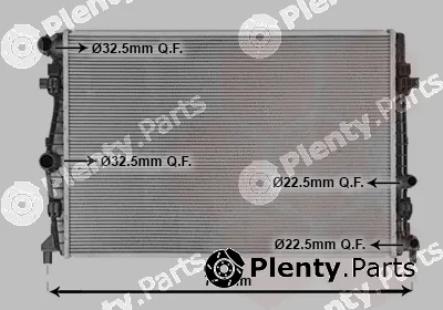 Van Wezel 58012717 — Radiator, engine cooling