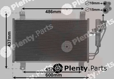 Van Wezel 27015701 — Condenser, air conditioning