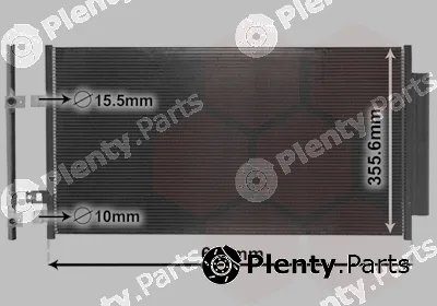 Van Wezel 17015701 — Condenser, air conditioning