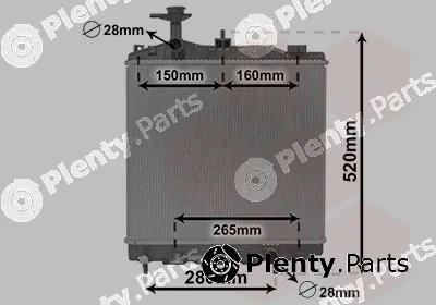 Van Wezel 32002266 — Radiator, engine cooling
