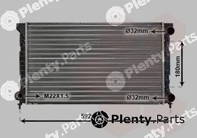 Van Wezel 58002071 — Radiator, engine cooling