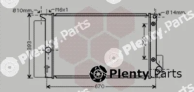 Van Wezel 53002474 — Radiator, engine cooling