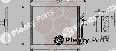 Van Wezel 06005214 — Condenser, air conditioning