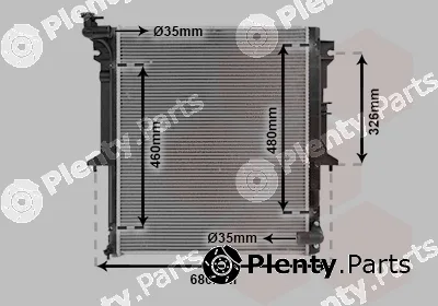 Van Wezel 32002203 — Radiator, engine cooling