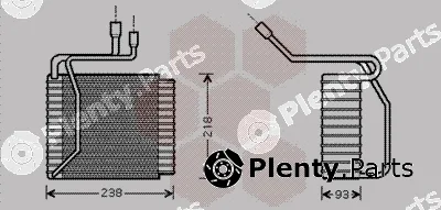 Van Wezel 1800V109 — Evaporator, air conditioning