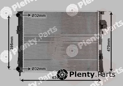 Van Wezel 43002303 — Radiator, engine cooling