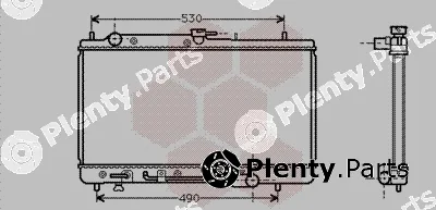 Van Wezel 27002068 — Radiator, engine cooling