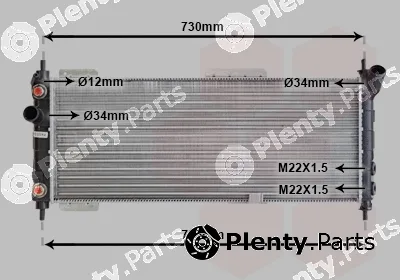 Van Wezel 37002200 — Radiator, engine cooling