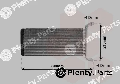 Van Wezel 30006399 — Heat Exchanger, interior heating