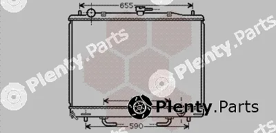 Van Wezel 32002170 — Radiator, engine cooling