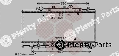 Van Wezel 17002149 — Radiator, engine cooling