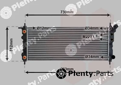 Van Wezel 37002264 — Radiator, engine cooling