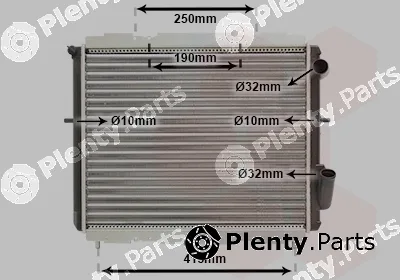 Van Wezel 43002128 — Radiator, engine cooling