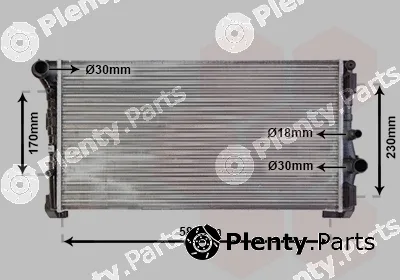 Van Wezel 73002088 — Radiator, engine cooling