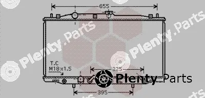 Van Wezel 25002183 — Radiator, engine cooling