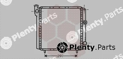 Van Wezel 43002040 — Radiator, engine cooling