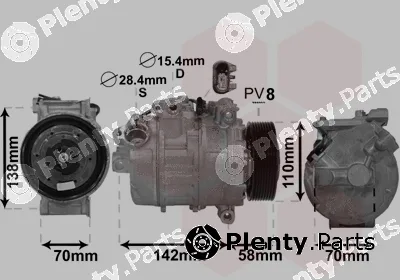 Van Wezel 0600K496 — Compressor, air conditioning