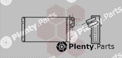 Van Wezel 40006118 — Heat Exchanger, interior heating