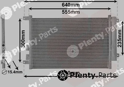 Van Wezel 01005088 — Condenser, air conditioning