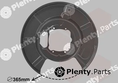 Van Wezel 0655374 — Splash Guard, brake disc