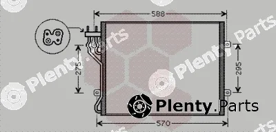 Van Wezel 21005035 — Condenser, air conditioning