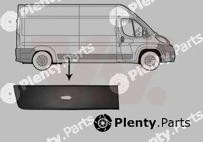 Van Wezel 0982418 — Trim/Protection Strip, quarter panel