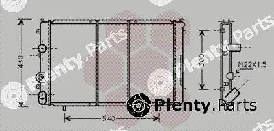 Van Wezel 43002274 — Radiator, engine cooling