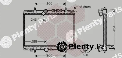 Van Wezel 40002202 — Radiator, engine cooling