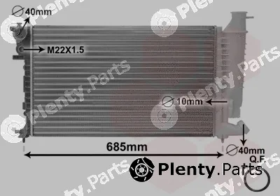 Van Wezel 09002108 — Radiator, engine cooling *** IR PLUS ***
