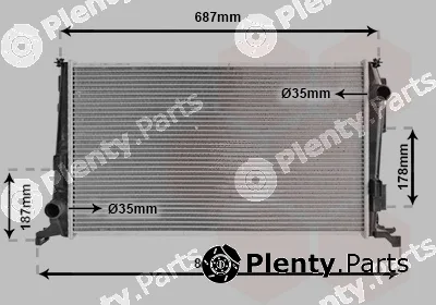 Van Wezel 15002005 — Radiator, engine cooling