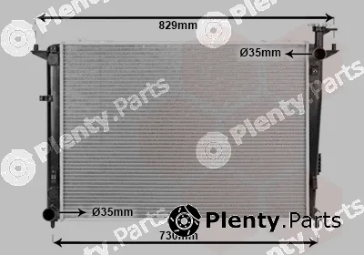 Van Wezel 83012707 — Radiator, engine cooling