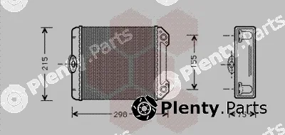 Van Wezel 30006171 — Heat Exchanger, interior heating