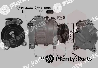 Van Wezel 0600K493 — Compressor, air conditioning