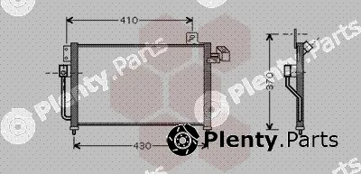 Van Wezel 27005195 — Condenser, air conditioning