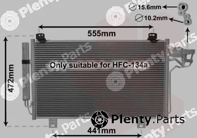 Van Wezel 27005260 — Condenser, air conditioning
