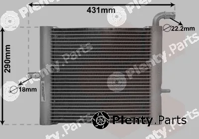 Van Wezel 02012701 — Radiator, engine cooling