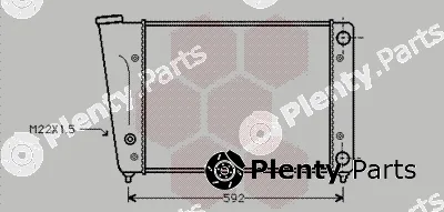 Van Wezel 58002059 — Radiator, engine cooling