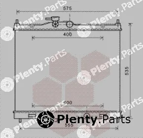 Van Wezel 13002347 — Radiator, engine cooling
