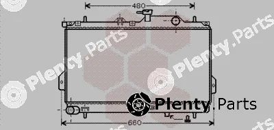Van Wezel 82002098 — Radiator, engine cooling