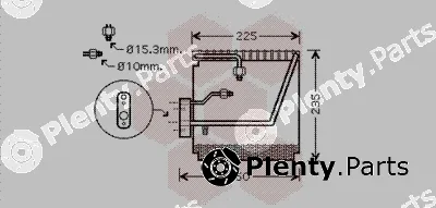 Van Wezel 2500V198 — Evaporator, air conditioning