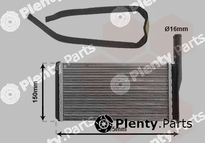 Van Wezel 18006098 — Heat Exchanger, interior heating *** IR PLUS ***
