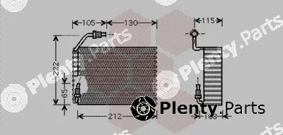 Van Wezel 4000V119 — Evaporator, air conditioning