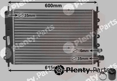Van Wezel 18002151 — Radiator, engine cooling *** IR PLUS ***